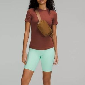 lululemon athletica brown crossbody belt bag
